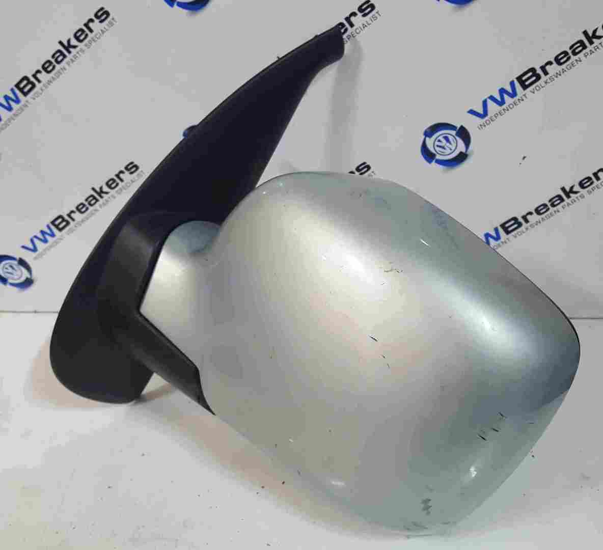 Renault Kangoo 2007-2017 Passenger NS Wing Mirror Silver TEB64 Folding