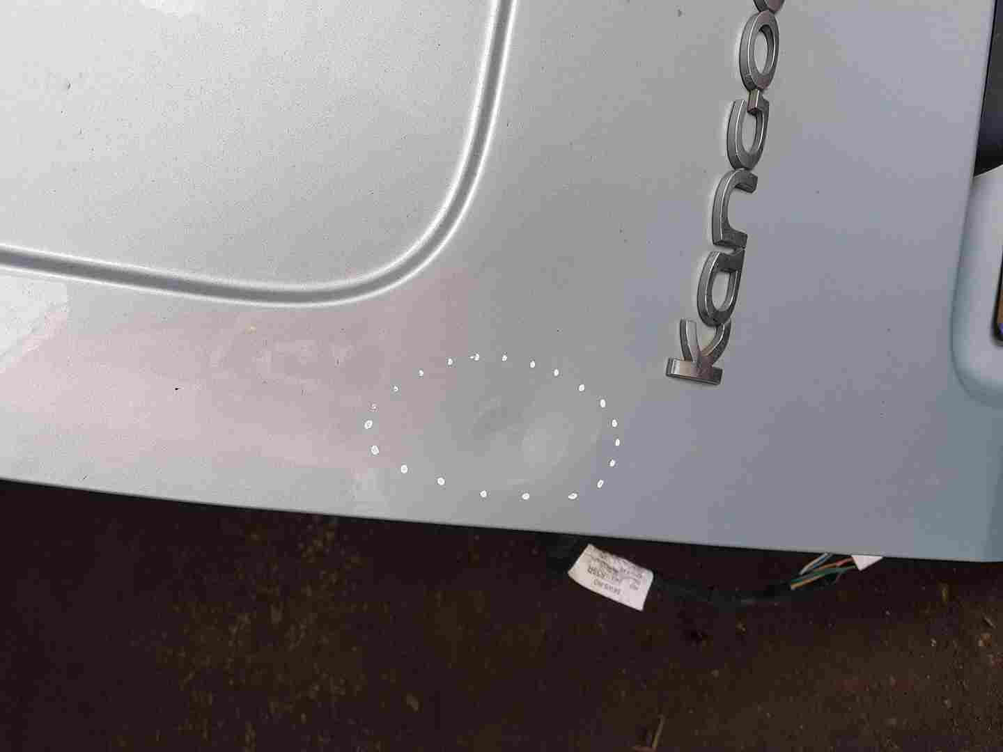 Thumb 3 Renault Kangoo 2007-2017 Passenger NSR Rear Barn Door Silver Teb64