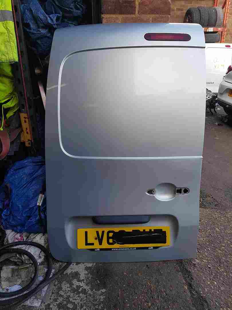 Renault Kangoo 2007-2017 Passenger NSR Rear Barn Door Silver Teb64