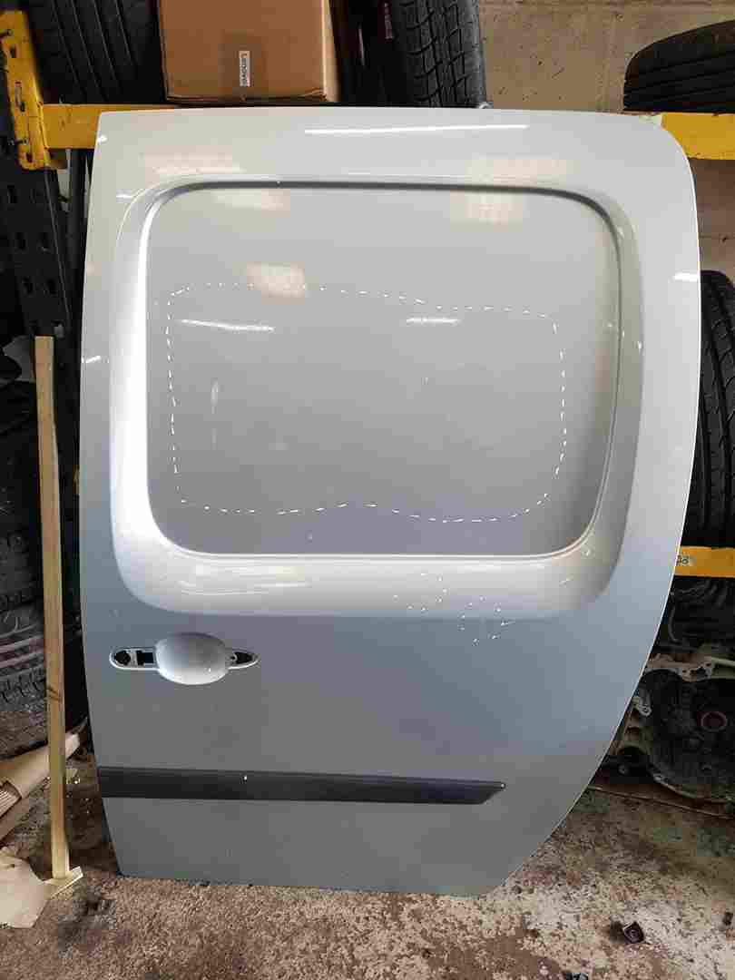 Renault Kangoo 2007-2017 Passenger Ns Sliding Door Silver Teb64