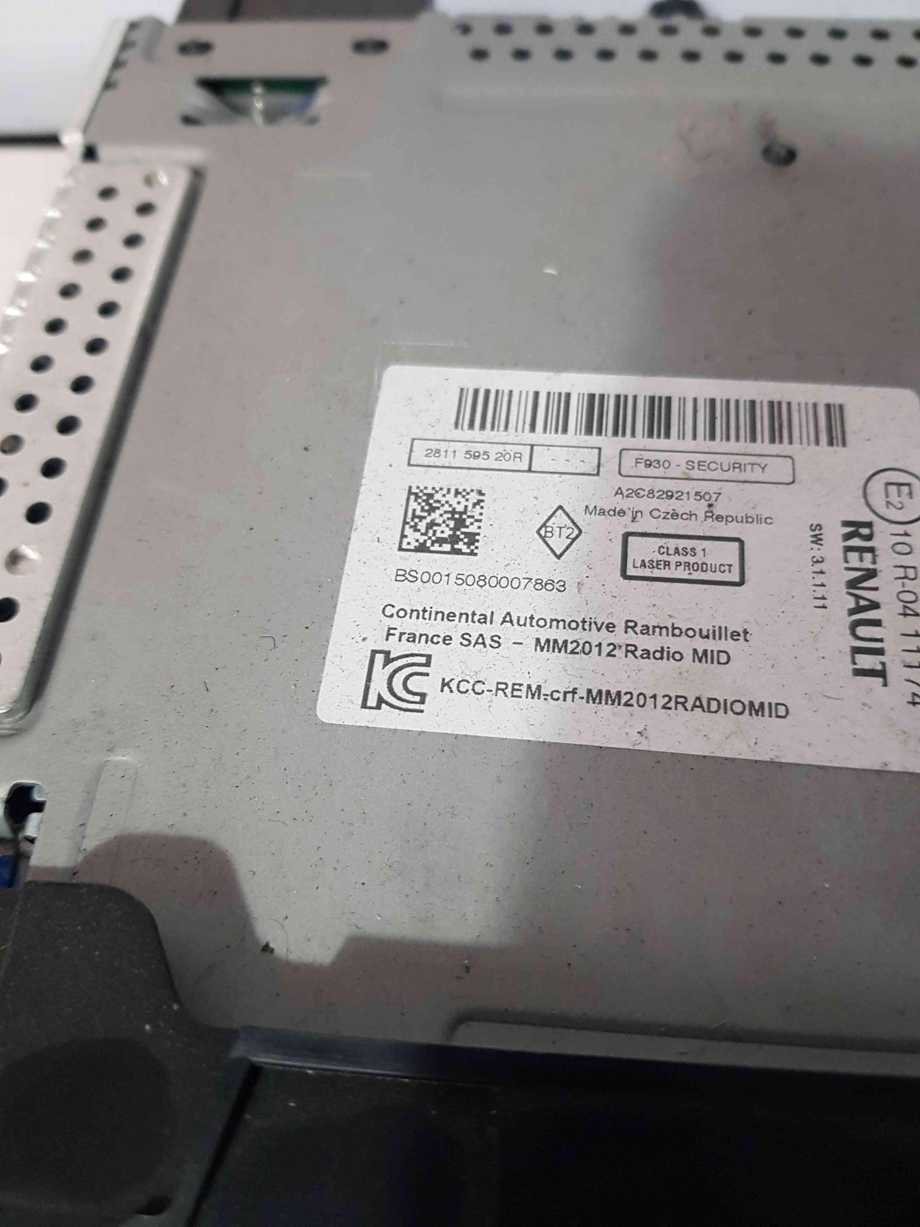 Thumb 5 Renault Kangoo 2007-2017 Radio Cd Player Headunit Bluetooth 281159520R