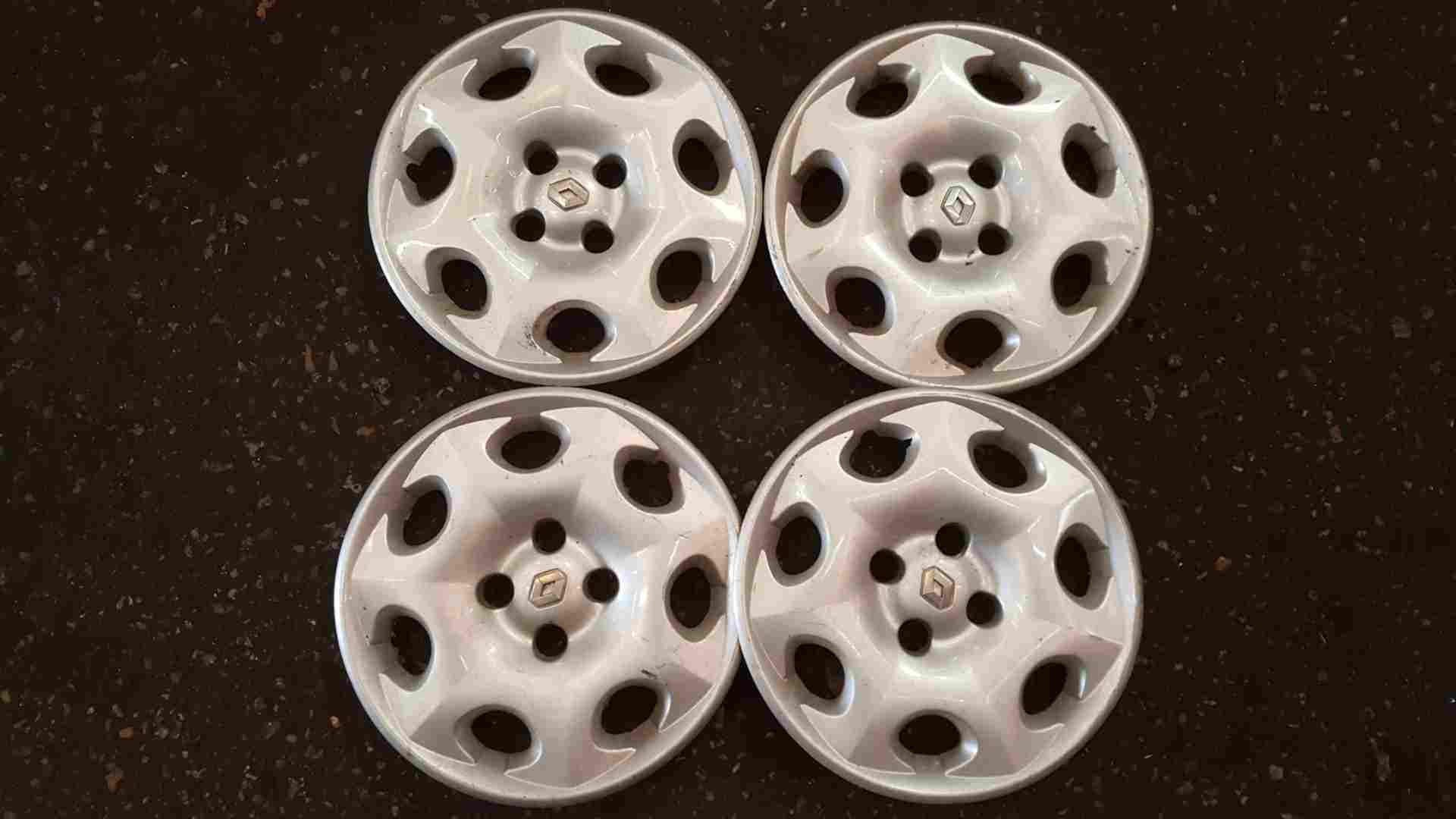 Thumb 3 Renault Kangoo Clio Twingo 1999-2020 14 Inch Wheel HUB Cap SET Caps 7700423043