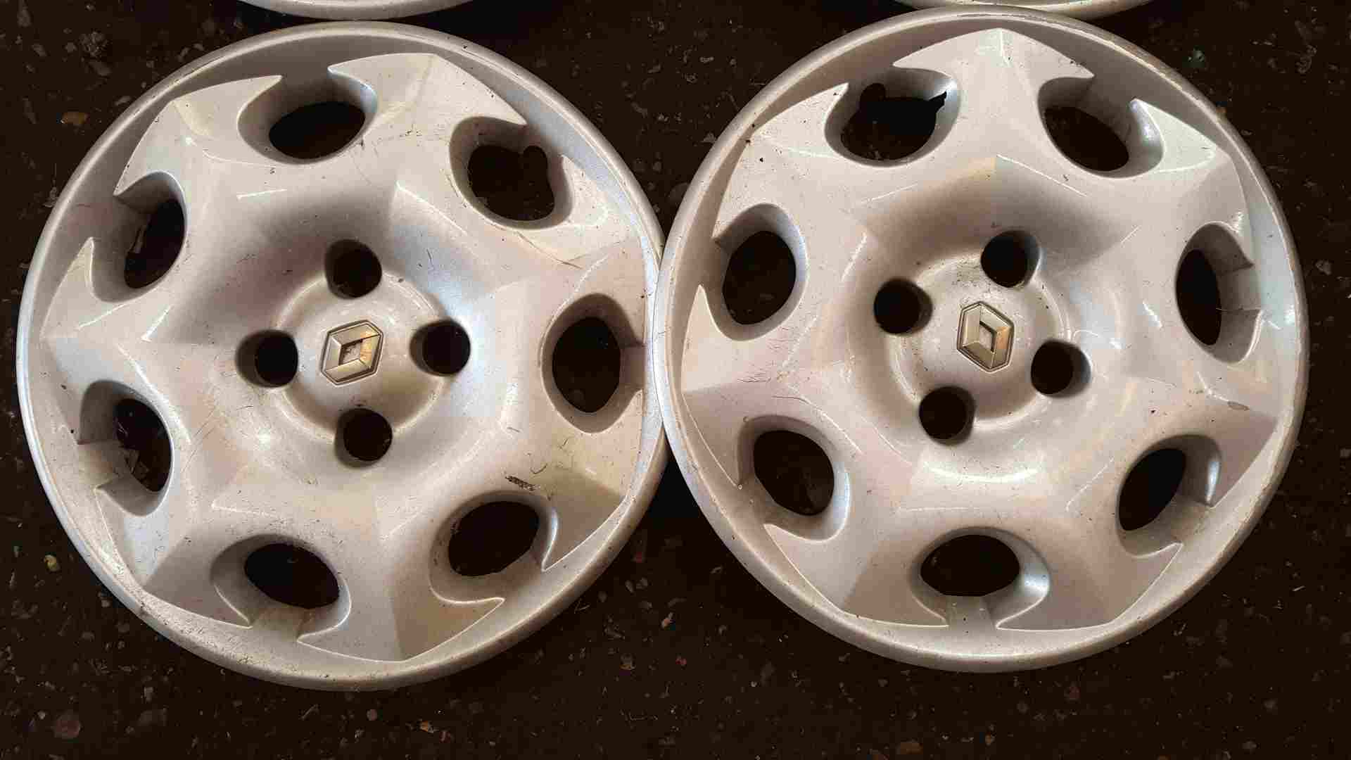 Thumb 4 Renault Kangoo Clio Twingo 1999-2020 14 Inch Wheel HUB Cap SET Caps 7700423043