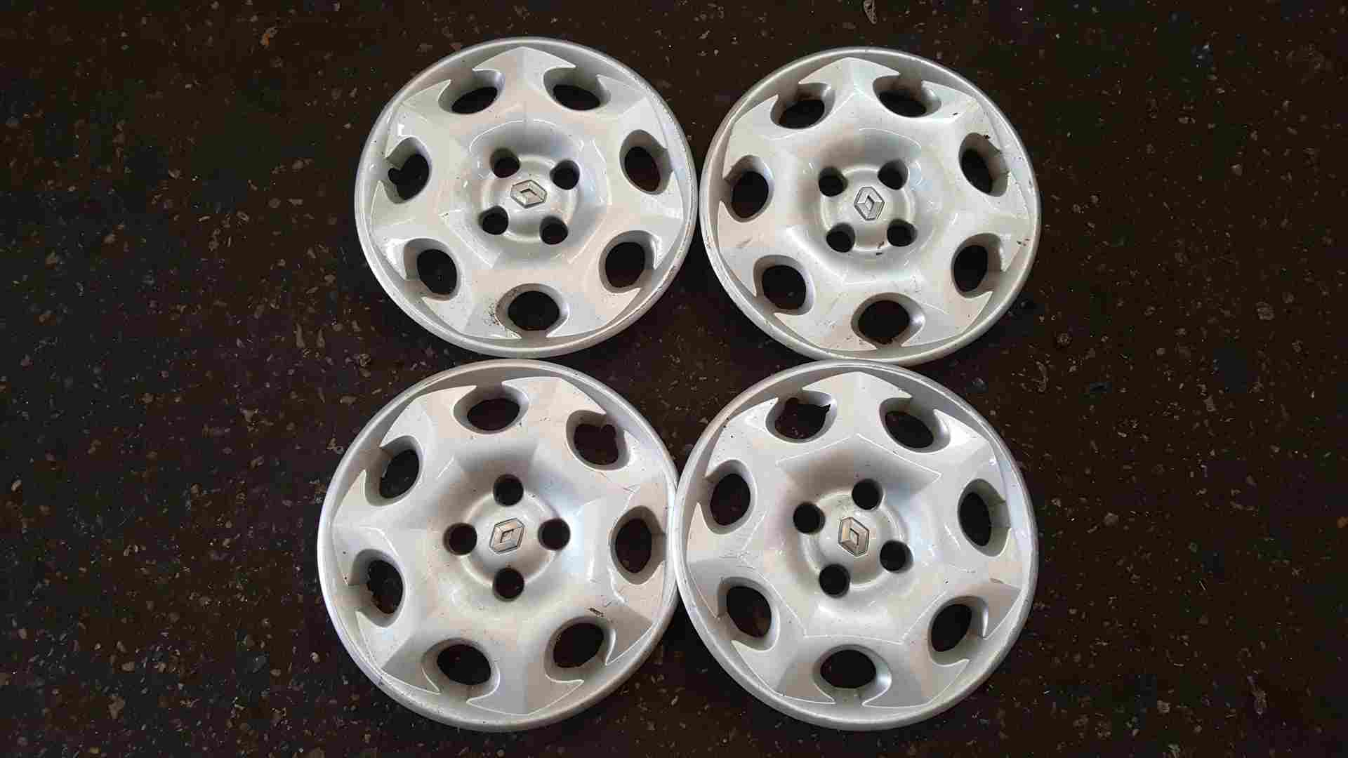 Thumb 7 Renault Kangoo Clio Twingo 1999-2020 14 Inch Wheel HUB Cap SET Caps 7700423043