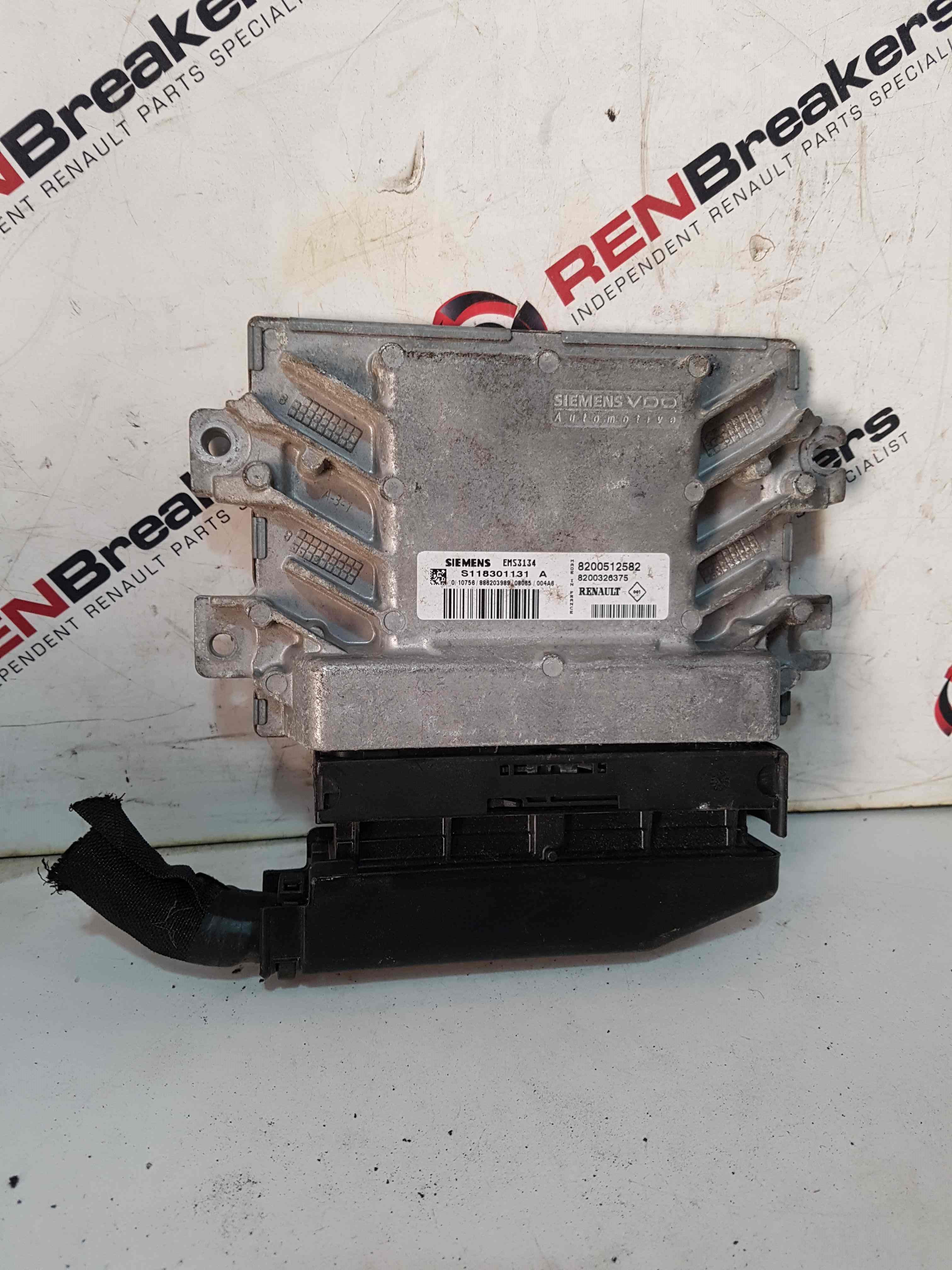 Thumb 2 Renault Kangoo MK1 2003-2007 Engine ECU Engine Control Unit 1.6 8200512582