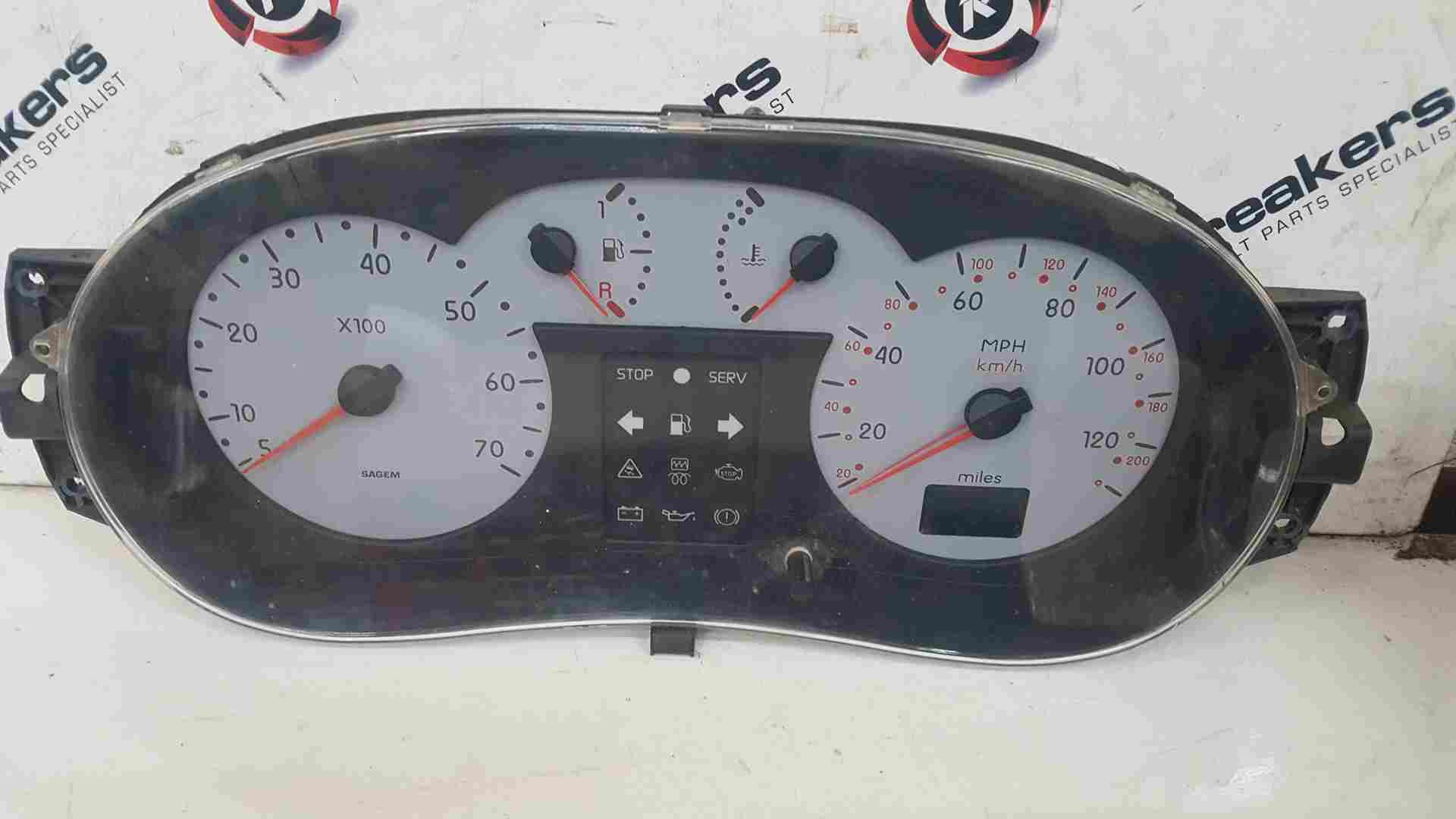 Thumb 4 Renault Kangoo MK1 2003-2007 Instrument Panel Dials Gauges Speedo Clocks 88K