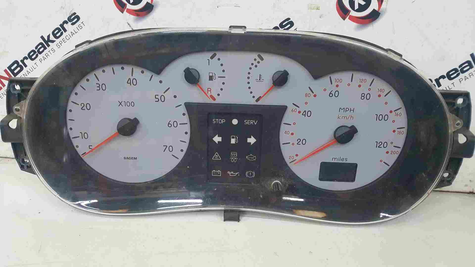 Thumb 9 Renault Kangoo MK1 2003-2007 Instrument Panel Dials Gauges Speedo Clocks 88K