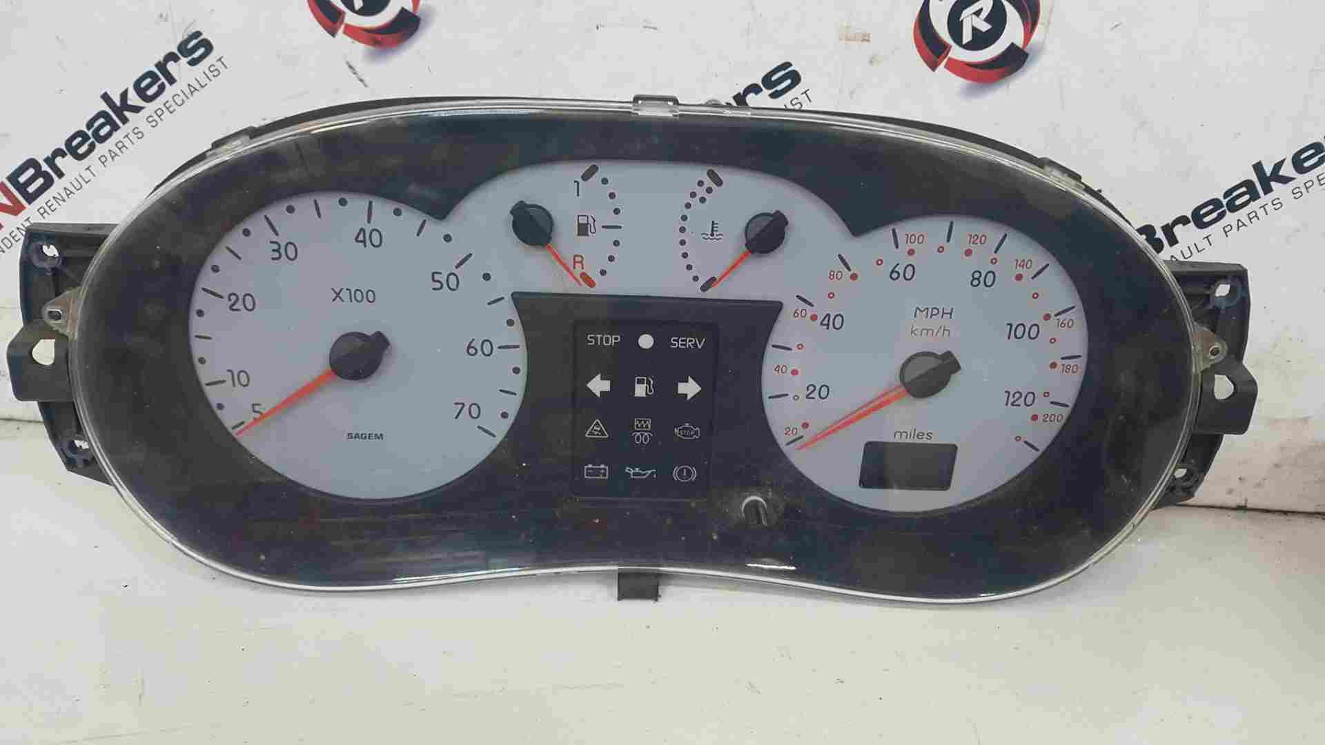 Thumb 10 Renault Kangoo MK1 2003-2007 Instrument Panel Dials Gauges Speedo Clocks 88K