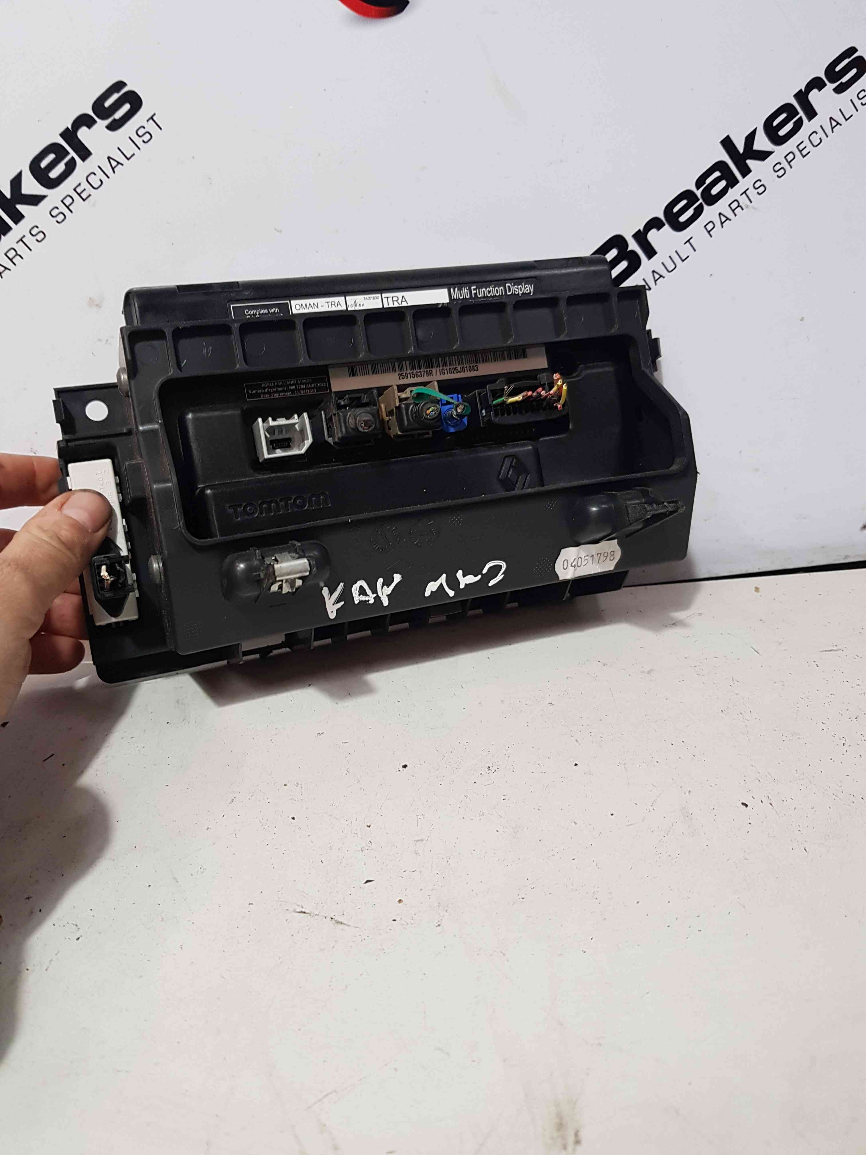 Thumb 4 Renault Kangoo MK2 2007-2013 Media Screen Display 259156379R SLIGHT DAMAGE