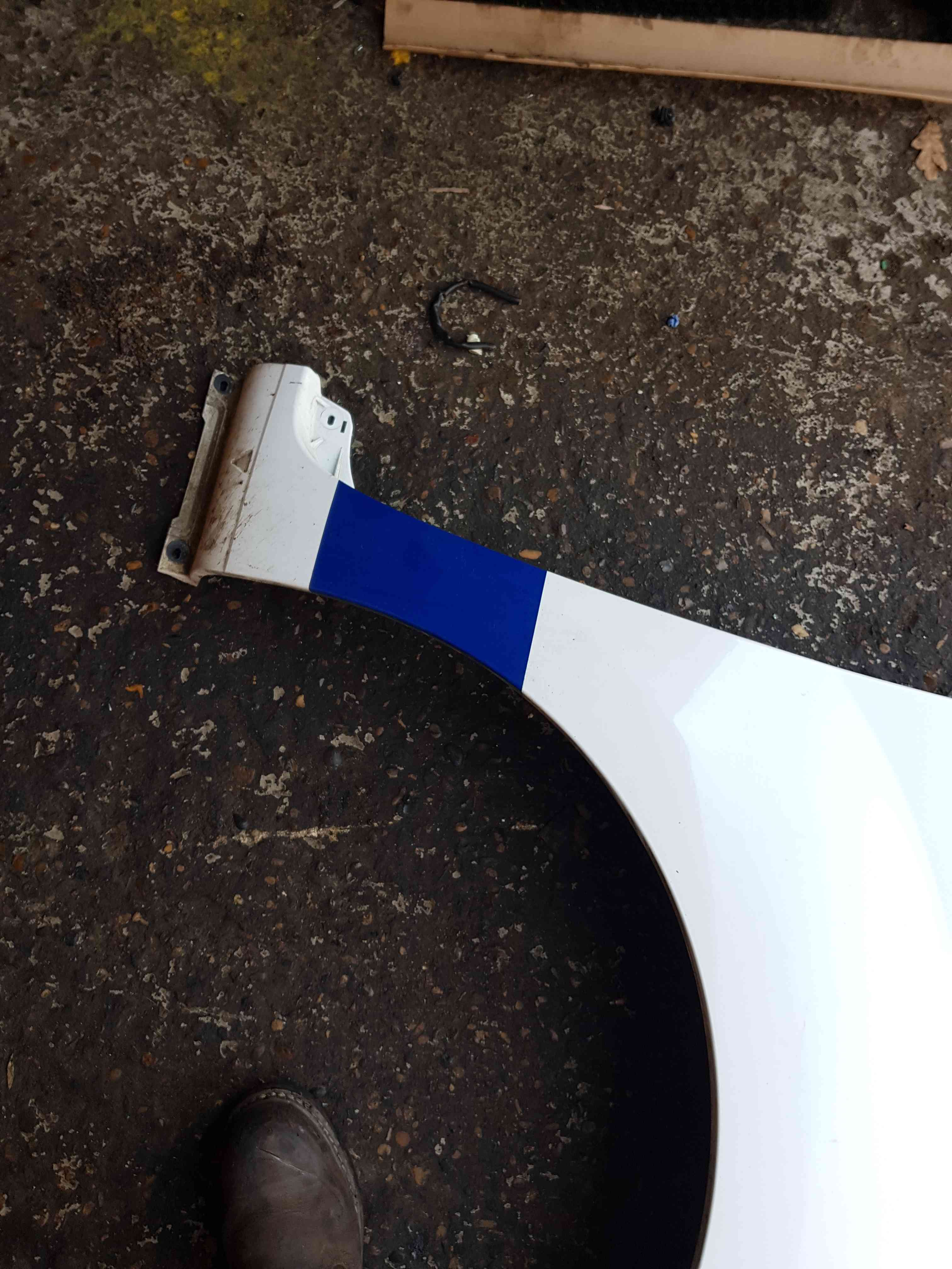 Thumb 5 Renault Kangoo MK2 2013-2017 Drivers Os OSF Wing White QNG