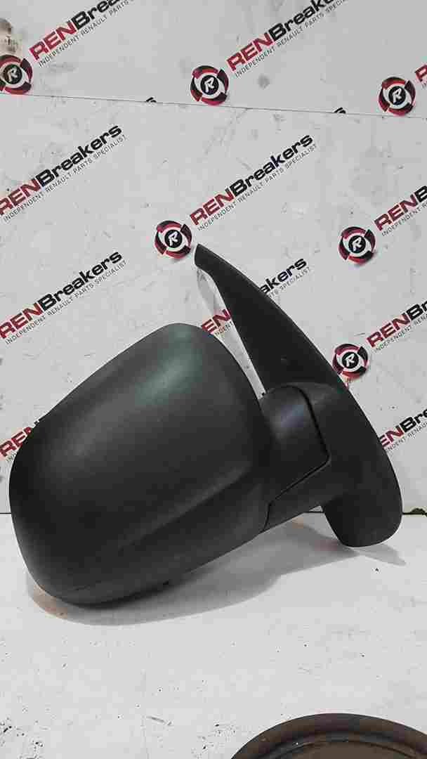 Thumb 2 Renault Kangoo MK2 2013-2017 Drivers Os Wing Mirror Plain Black 