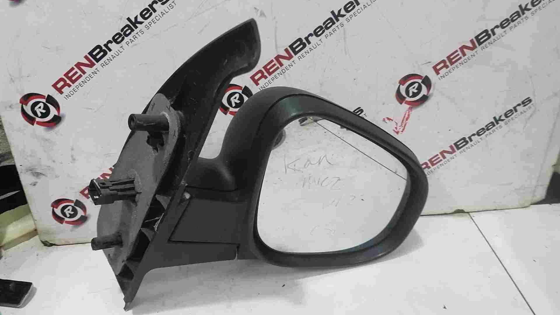 Thumb 4 Renault Kangoo MK2 2013-2017 Drivers Os Wing Mirror Plain Black 