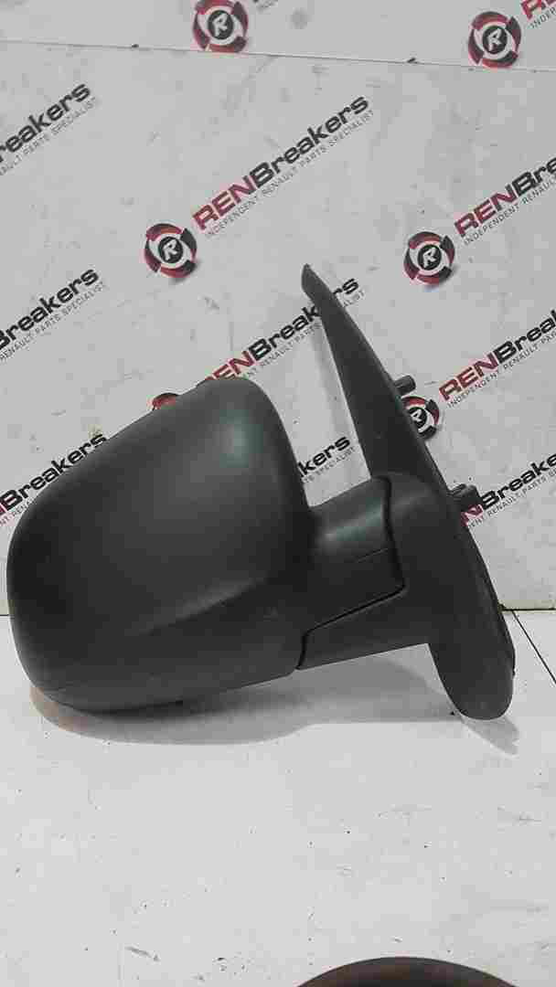 Thumb 5 Renault Kangoo MK2 2013-2017 Drivers Os Wing Mirror Plain Black 