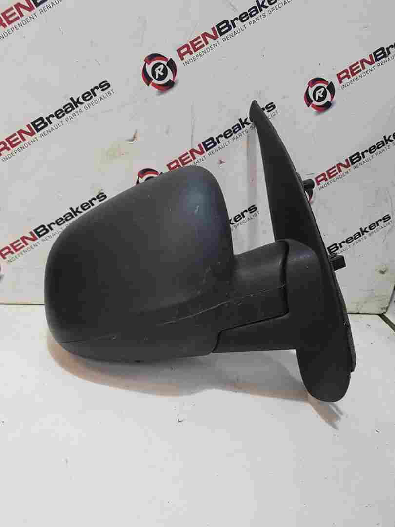 Thumb 9 Renault Kangoo MK2 2013-2017 Drivers Os Wing Mirror Plain Black Electric