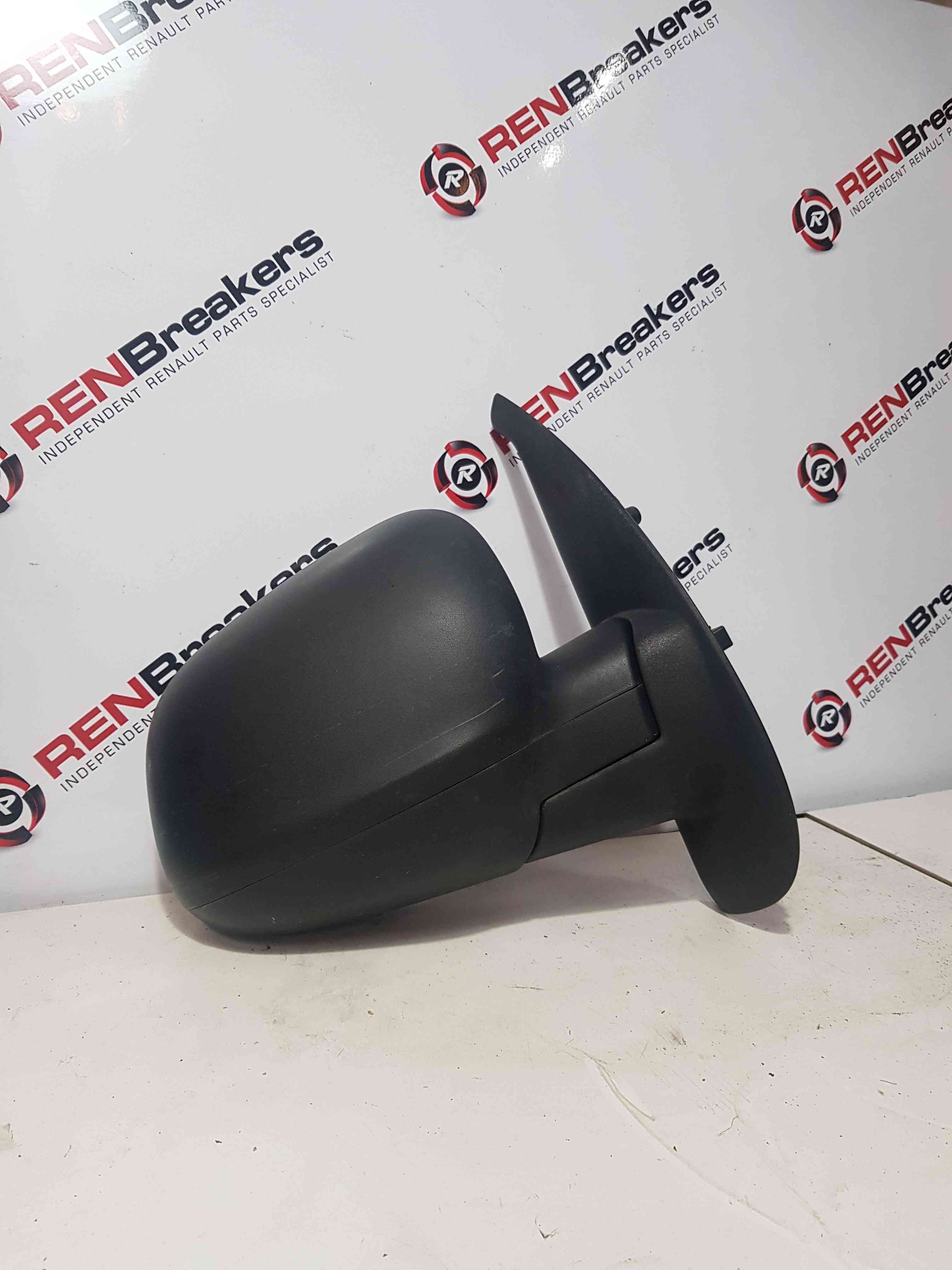 Thumb 2 Renault Kangoo MK2 2013-2017 Drivers Os Wing Mirror Plain Black Electric DAMAGED