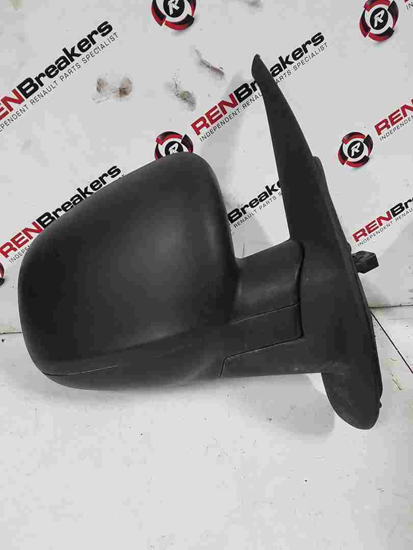 Thumb 6 Renault Kangoo MK2 2013-2017 Drivers Os Wing Mirror Plain Black Electric