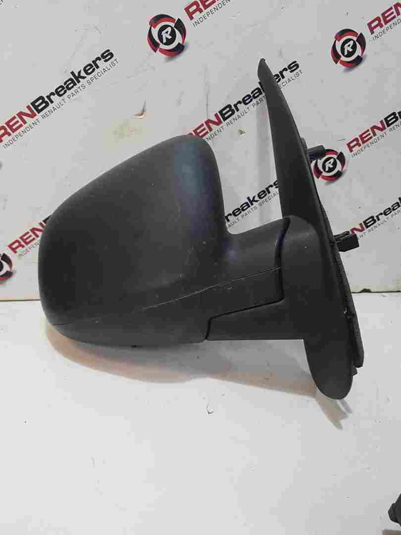 Thumb 2 Renault Kangoo MK2 2013-2017 Drivers Os Wing Mirror Plain Black Electric