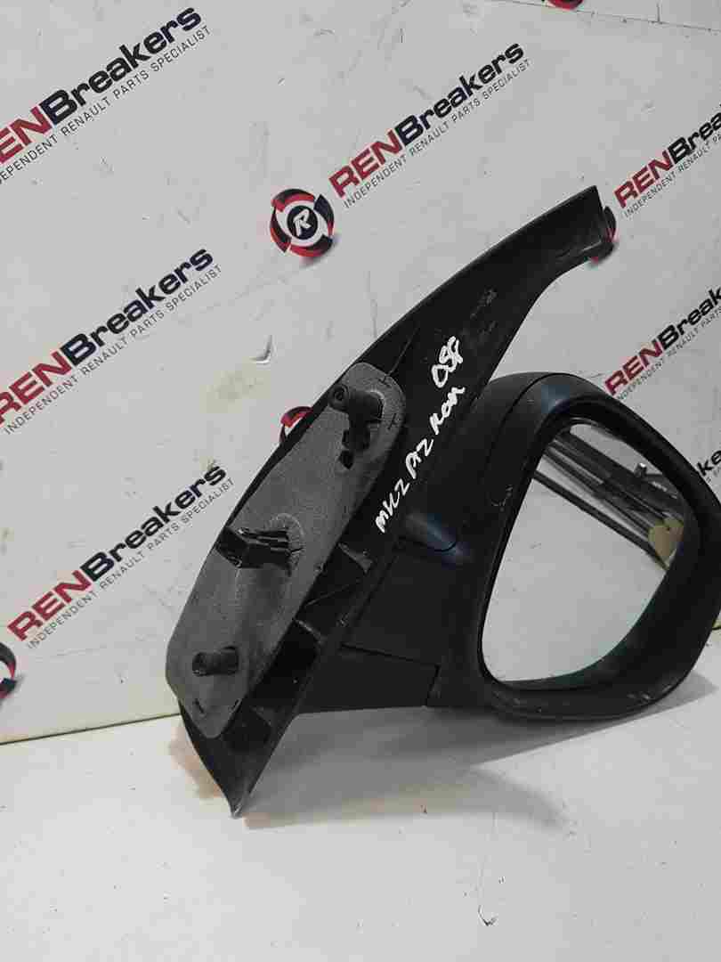 Thumb 4 Renault Kangoo MK2 2013-2017 Drivers Os Wing Mirror Plain Black Electric