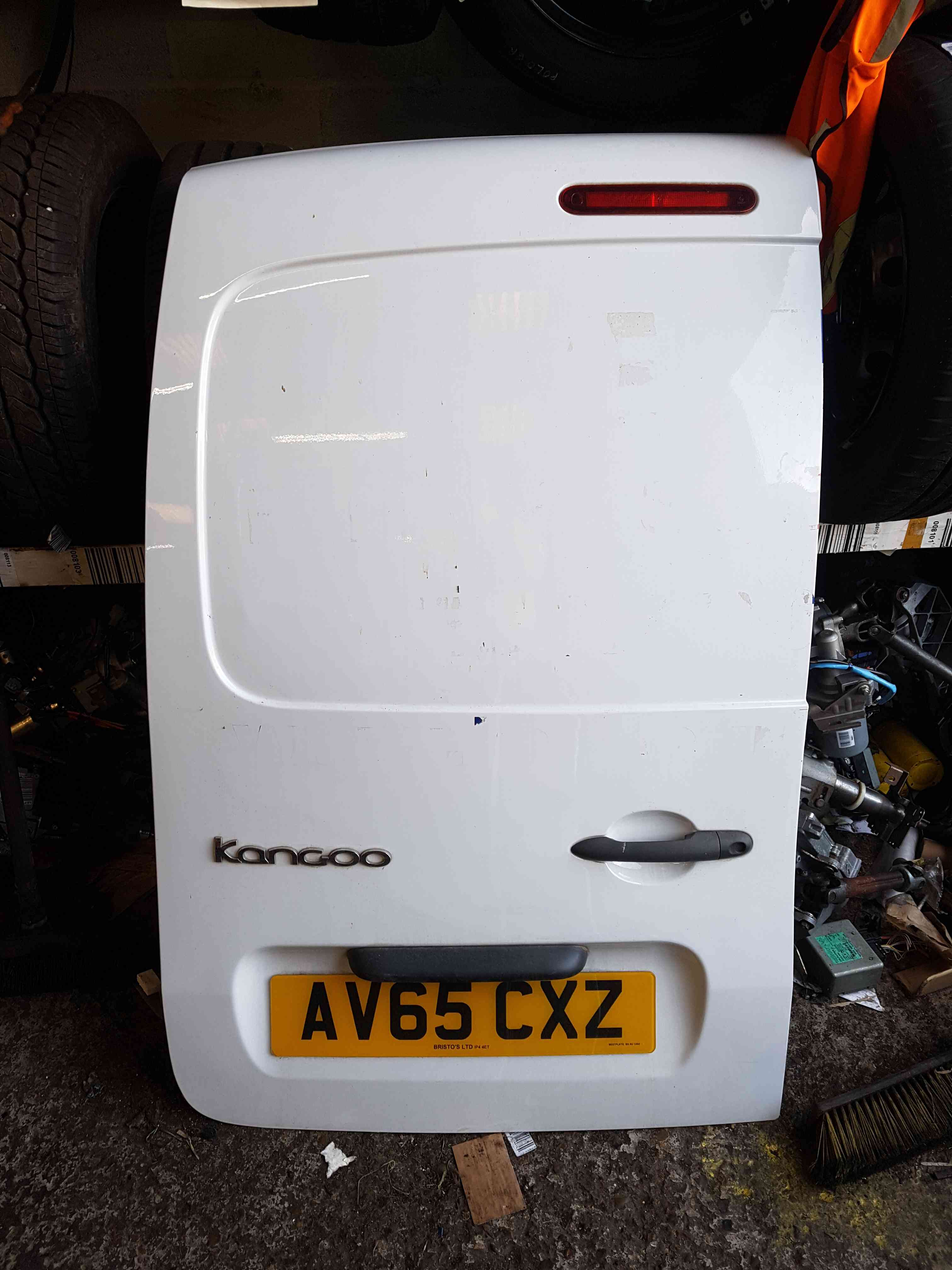 Thumb 3 Renault Kangoo MK2 2013-2021 Passenger NSR Barn Oqng QNG Rear Door Mineral White