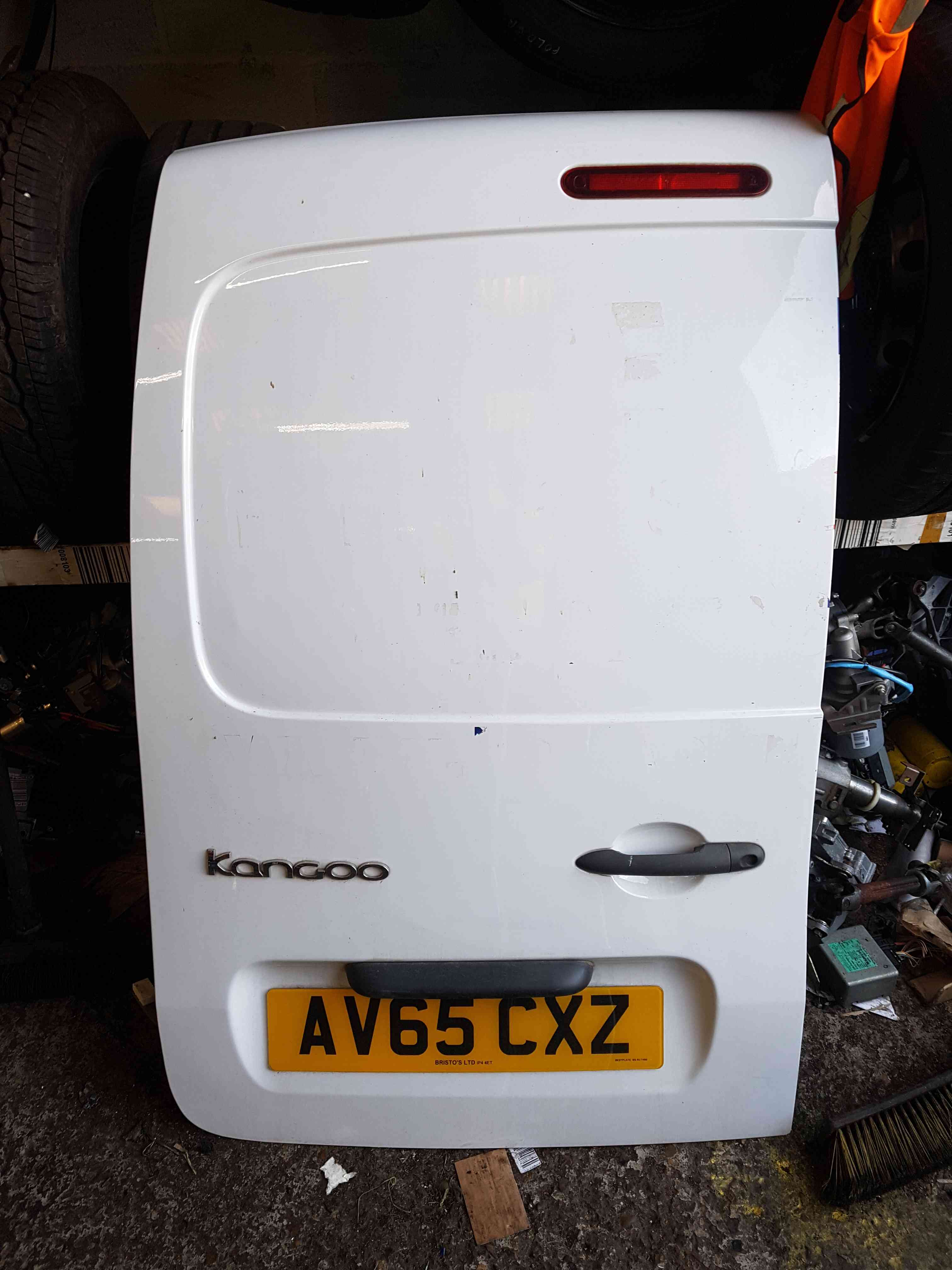 Thumb 4 Renault Kangoo MK2 2013-2021 Passenger NSR Barn Oqng QNG Rear Door Mineral White