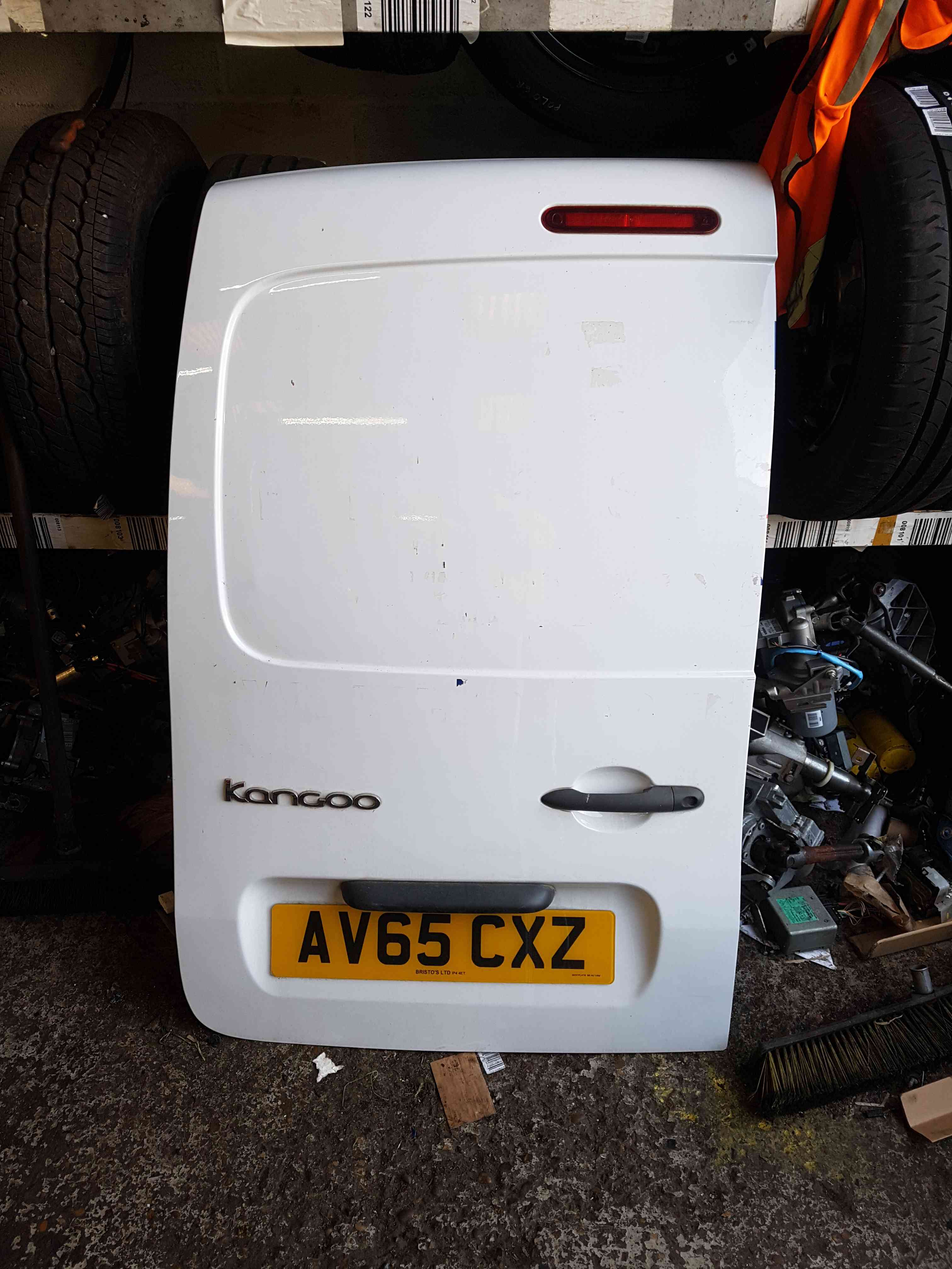 Thumb 7 Renault Kangoo MK2 2013-2021 Passenger NSR Barn Oqng QNG Rear Door Mineral White