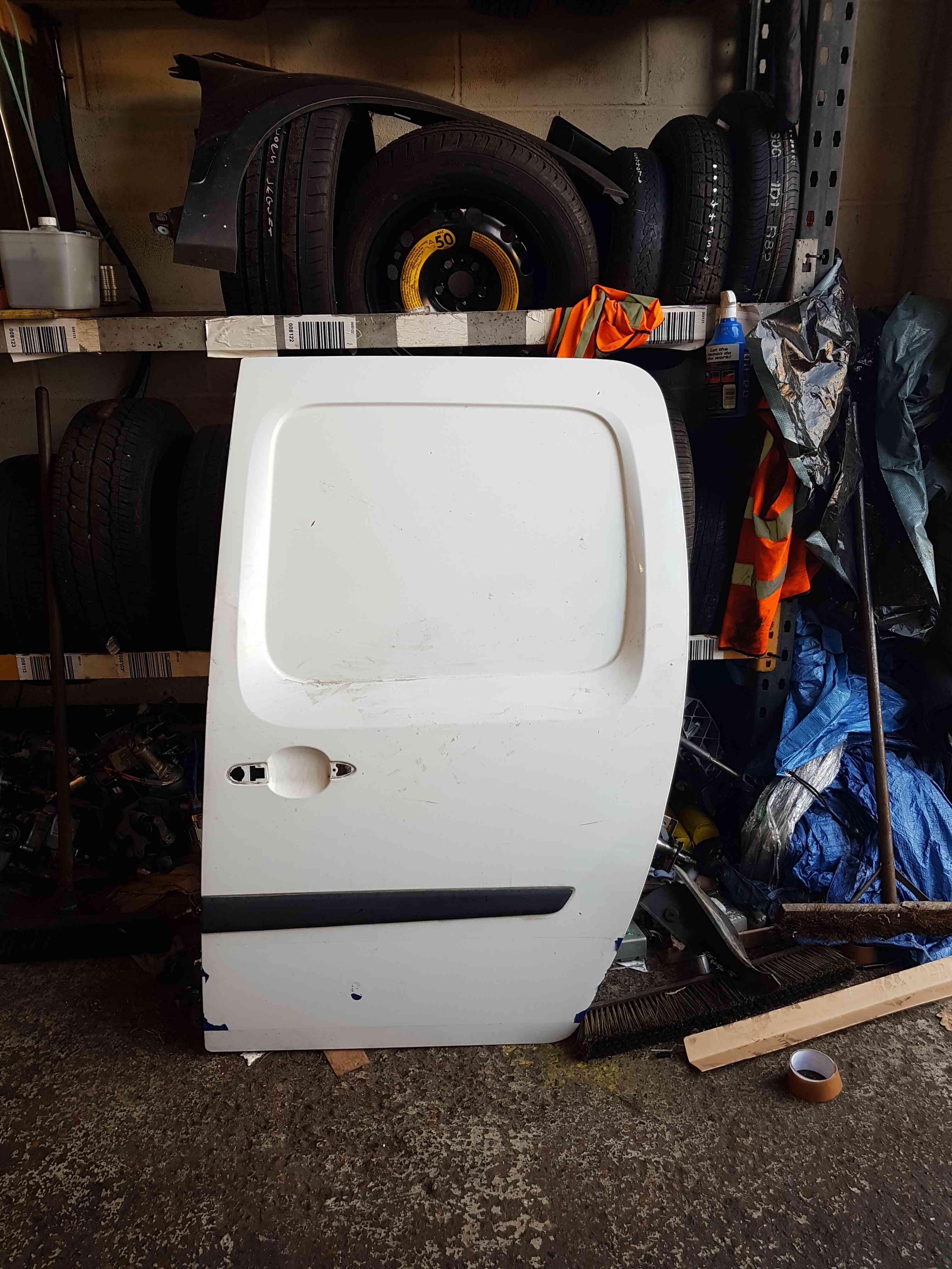 Thumb 2 Renault Kangoo MK2 2013-2021 Passenger Ns Sliding Door Oqng QNG Mineral White