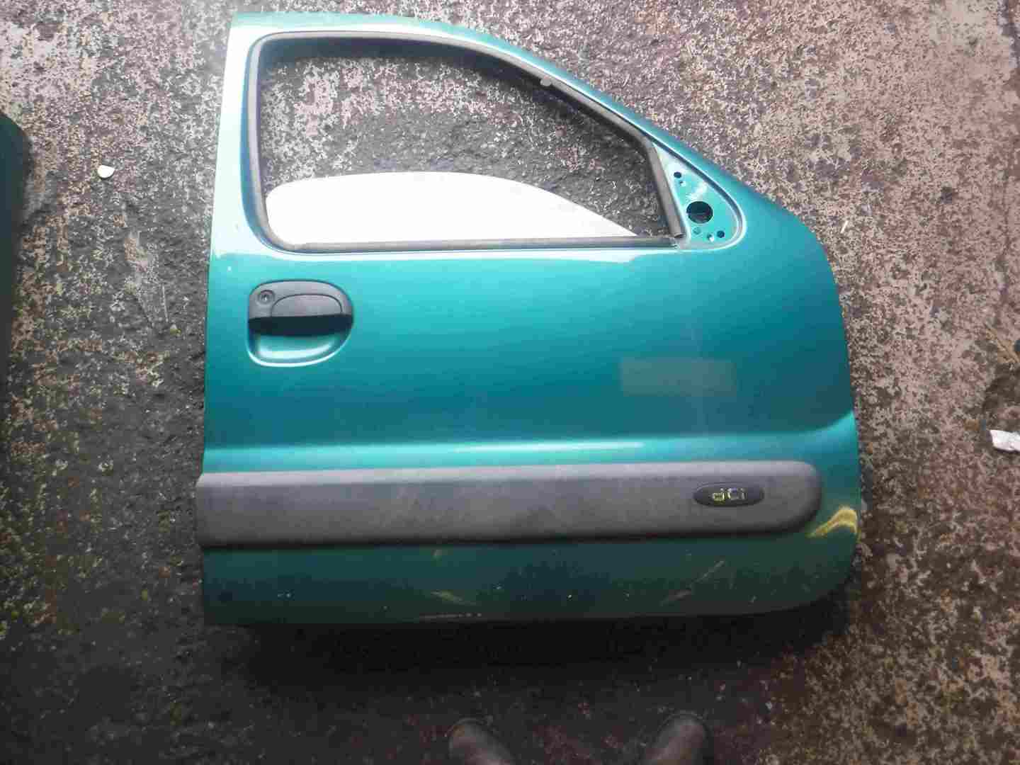 Renault Kangoo MPV 1993-2003 Drivers OSF Front Door Green TED92