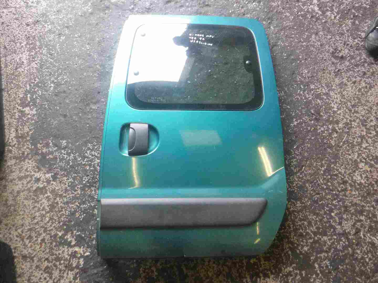 Renault Kangoo MPV 1993-2003 Passenger NSR Rear Sliding Door Green TED92
