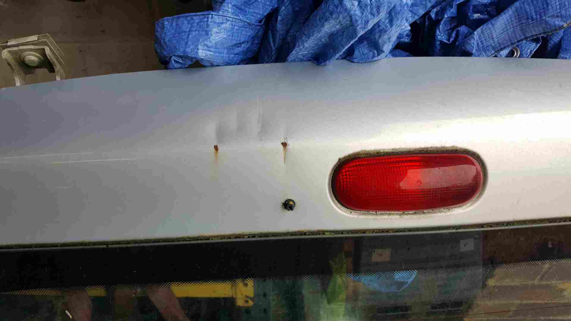 Thumb 2 Renault Kangoo MPV 1993-2003 Rear Boot Tailgate Silver Teb64