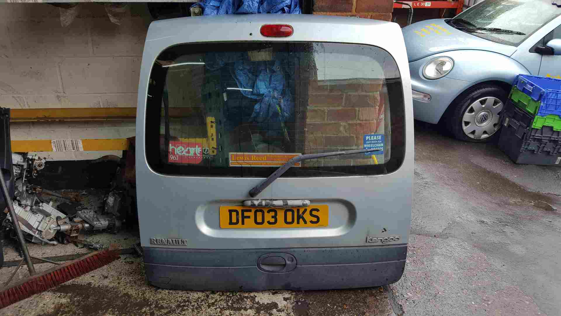 Thumb 4 Renault Kangoo MPV 1993-2003 Rear Boot Tailgate Silver Teb64