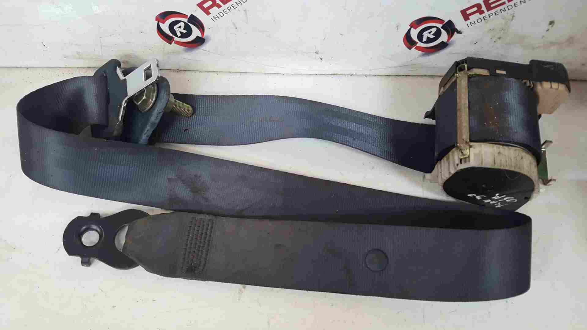 Renault Kangoo MPV 2000-2003 Drivers OSR Rear Seat Belt Blue Grey