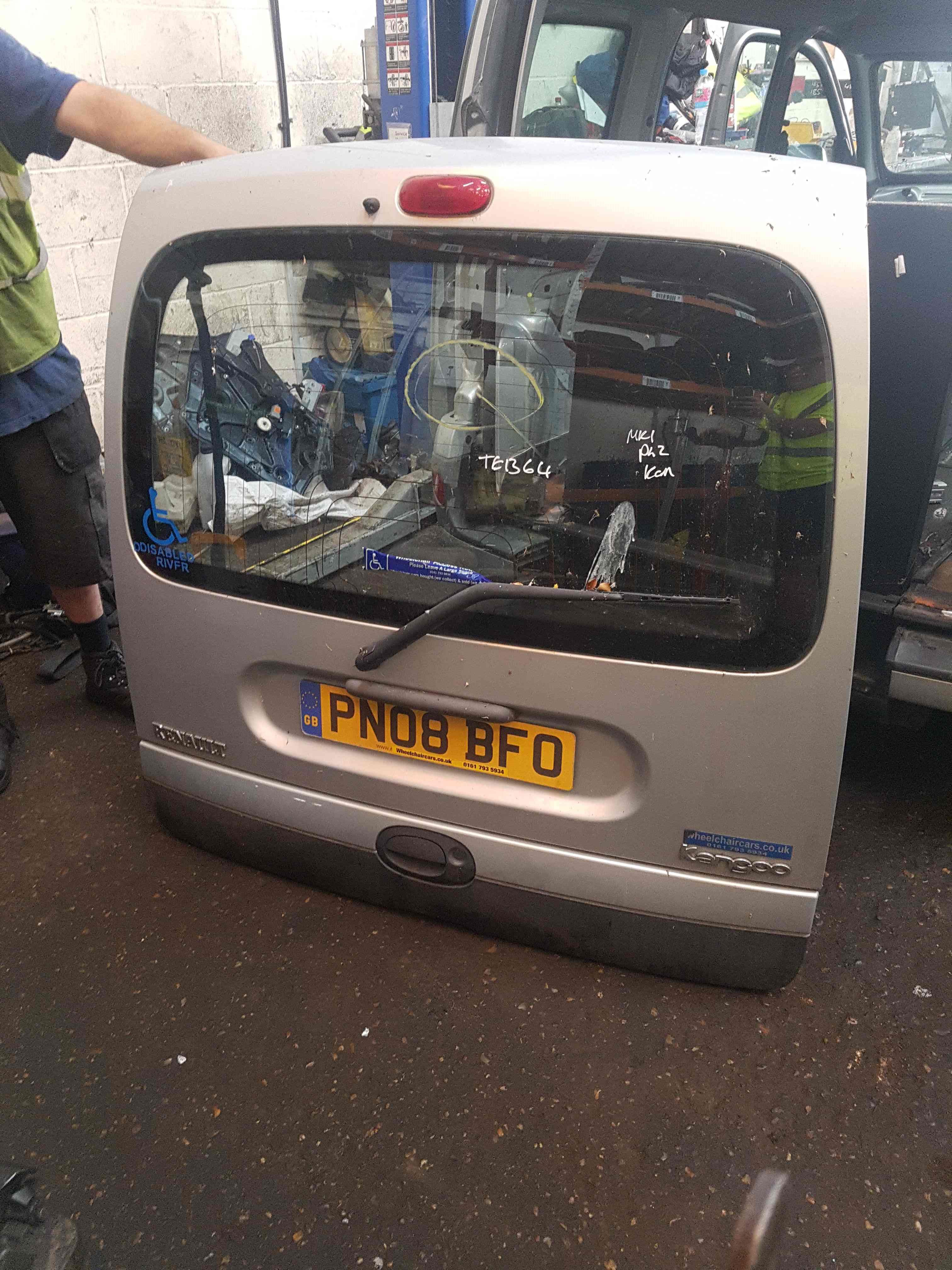 Thumb 2 Renault Kangoo MPV 2003-2007 Boot Door Lift Up Tail Gate Hatch LID Silver Teb64