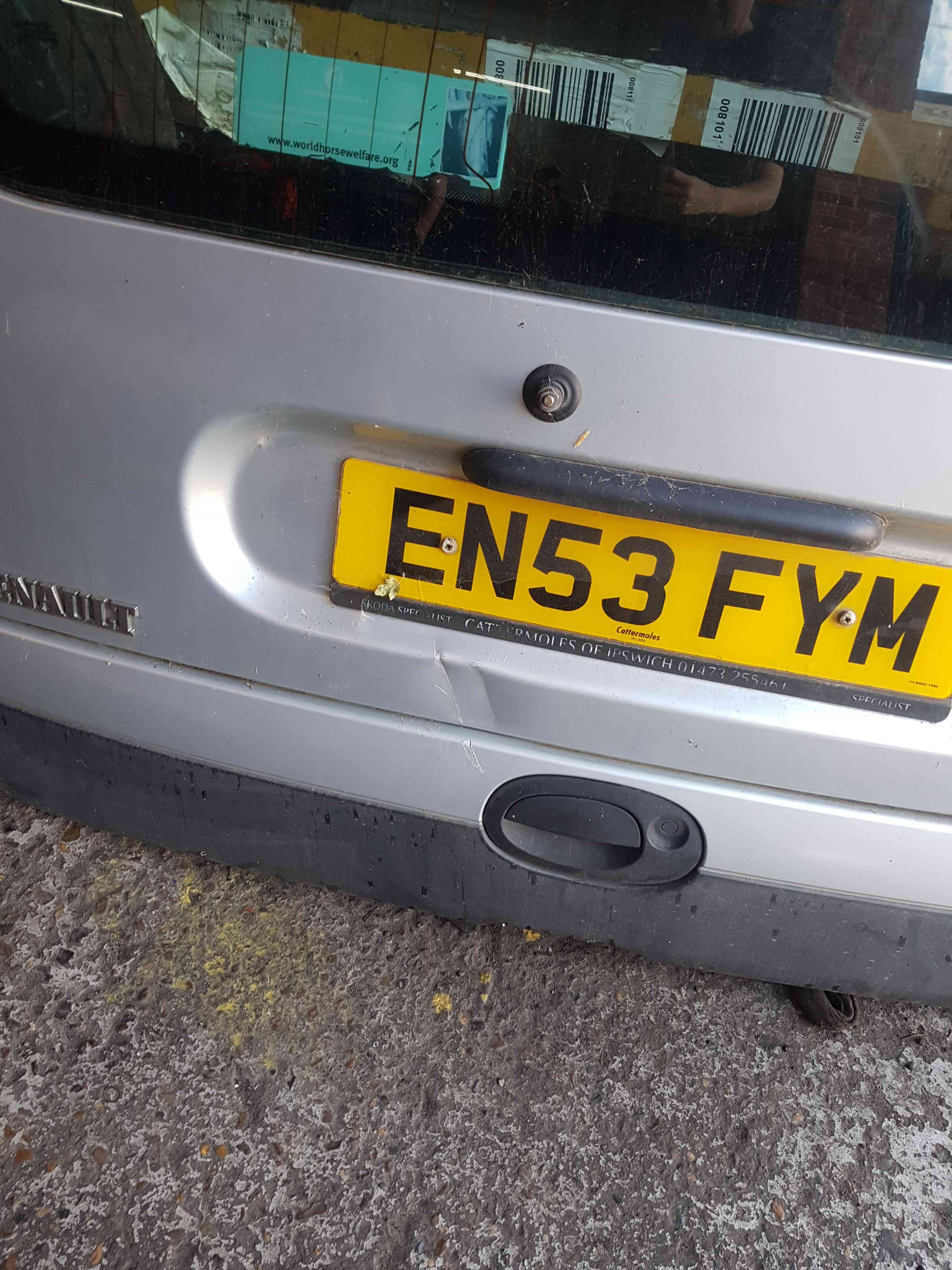Thumb 4 Renault Kangoo MPV 2003-2007 Boot Door Lift Up Tail Gate Hatch LID Silver Teb64