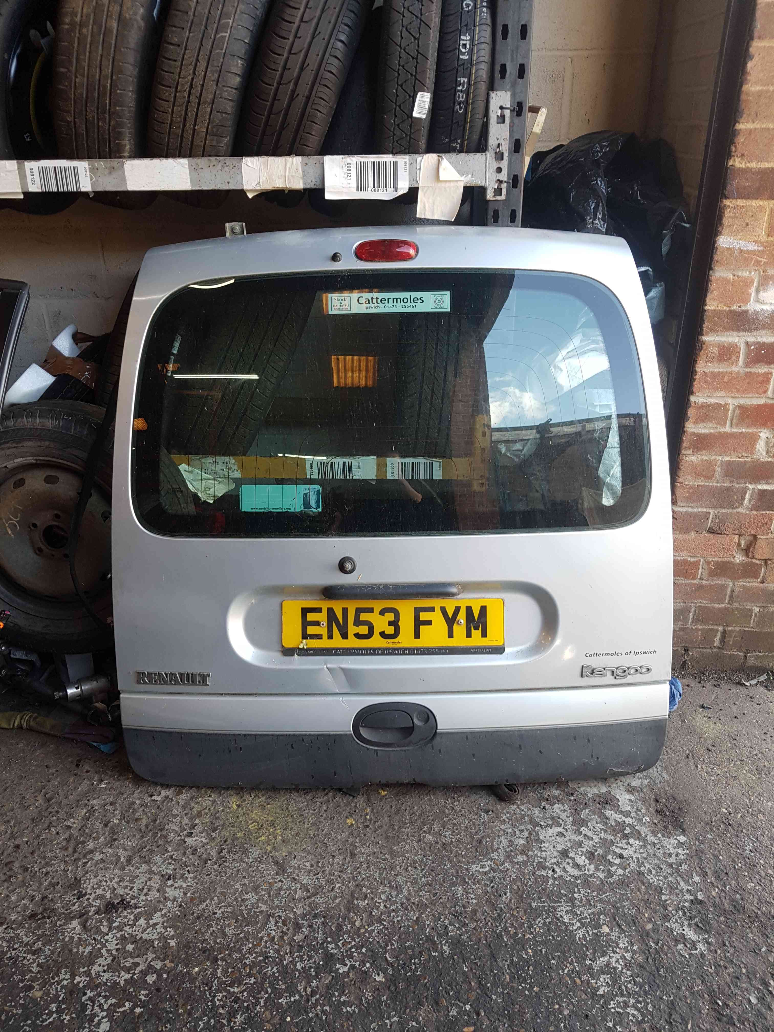 Thumb 3 Renault Kangoo MPV 2003-2007 Boot Door Lift Up Tail Gate Hatch LID Silver Teb64