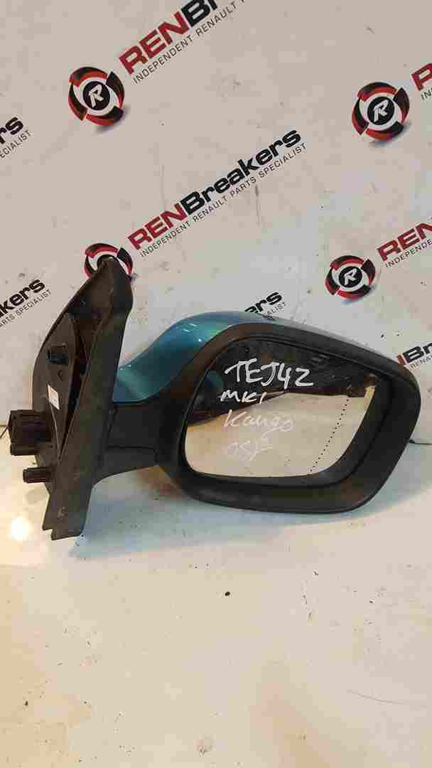Thumb 3 Renault Kangoo MPV 2003-2007 Drivers Os Wing Mirror Blue Tej42