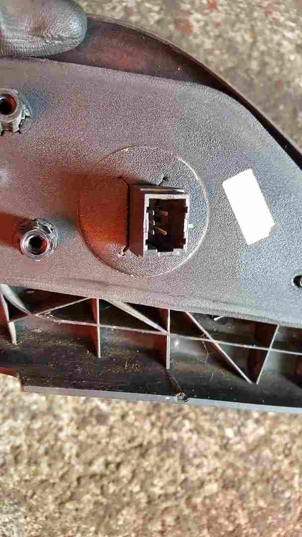 Thumb 3 Renault Kangoo MPV 2003-2007 Drivers Os Wing Mirror Plain Black Electric