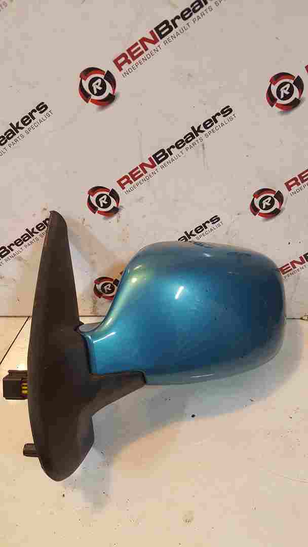Renault Kangoo MPV 2003-2007 Passenger Ns Wing Mirror Blue Tej42
