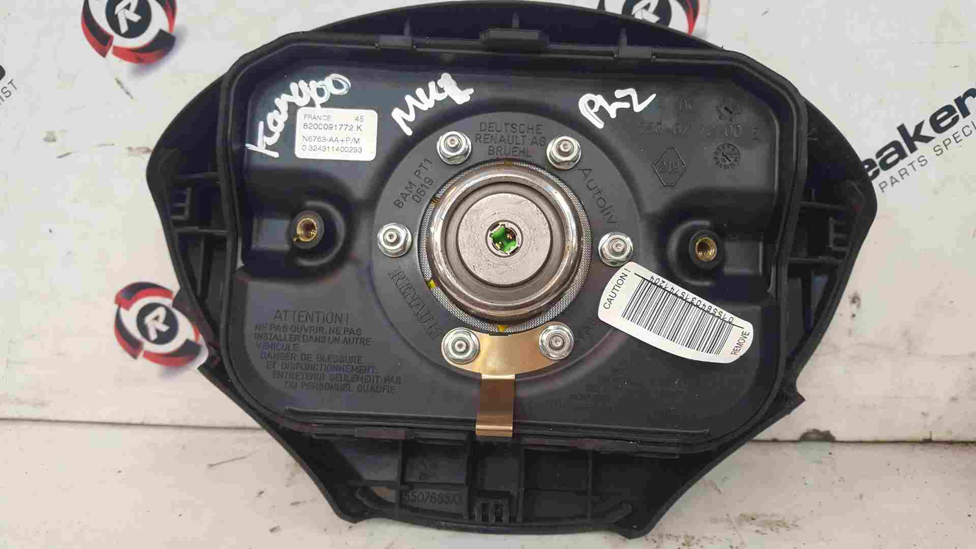 Thumb 3 Renault Kangoo MPV 2003-2007 Steering Wheel Airbag 8200091772