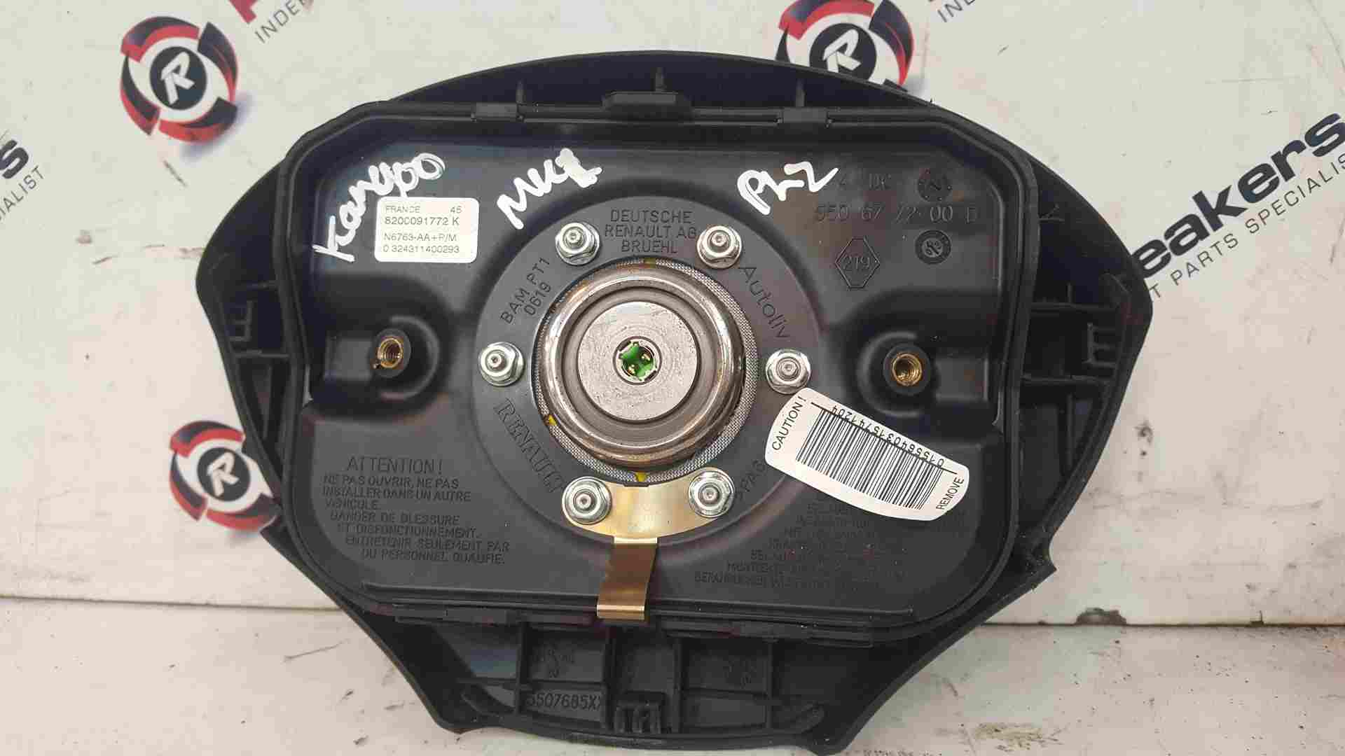 Thumb 5 Renault Kangoo MPV 2003-2007 Steering Wheel Airbag 8200091772