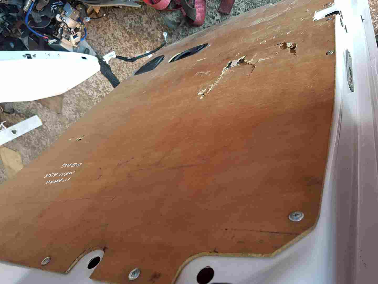 Thumb 3 Renault Kangoo Maxi MK2 2013-2021 Passenger NSR Rear Barn Door White Oqng QNG