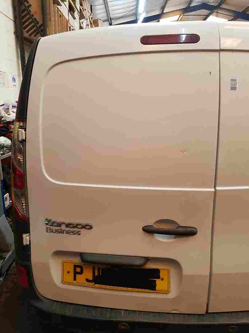 Renault Kangoo Maxi MK2 2013-2021 Passenger NSR Rear Barn Door White Oqng QNG