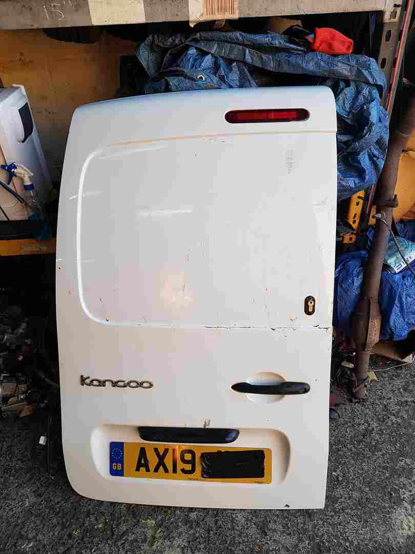 Renault Kangoo Maxi MK2 2013-2021 Passenger NSR Rear Barn Door White Oqng QNG