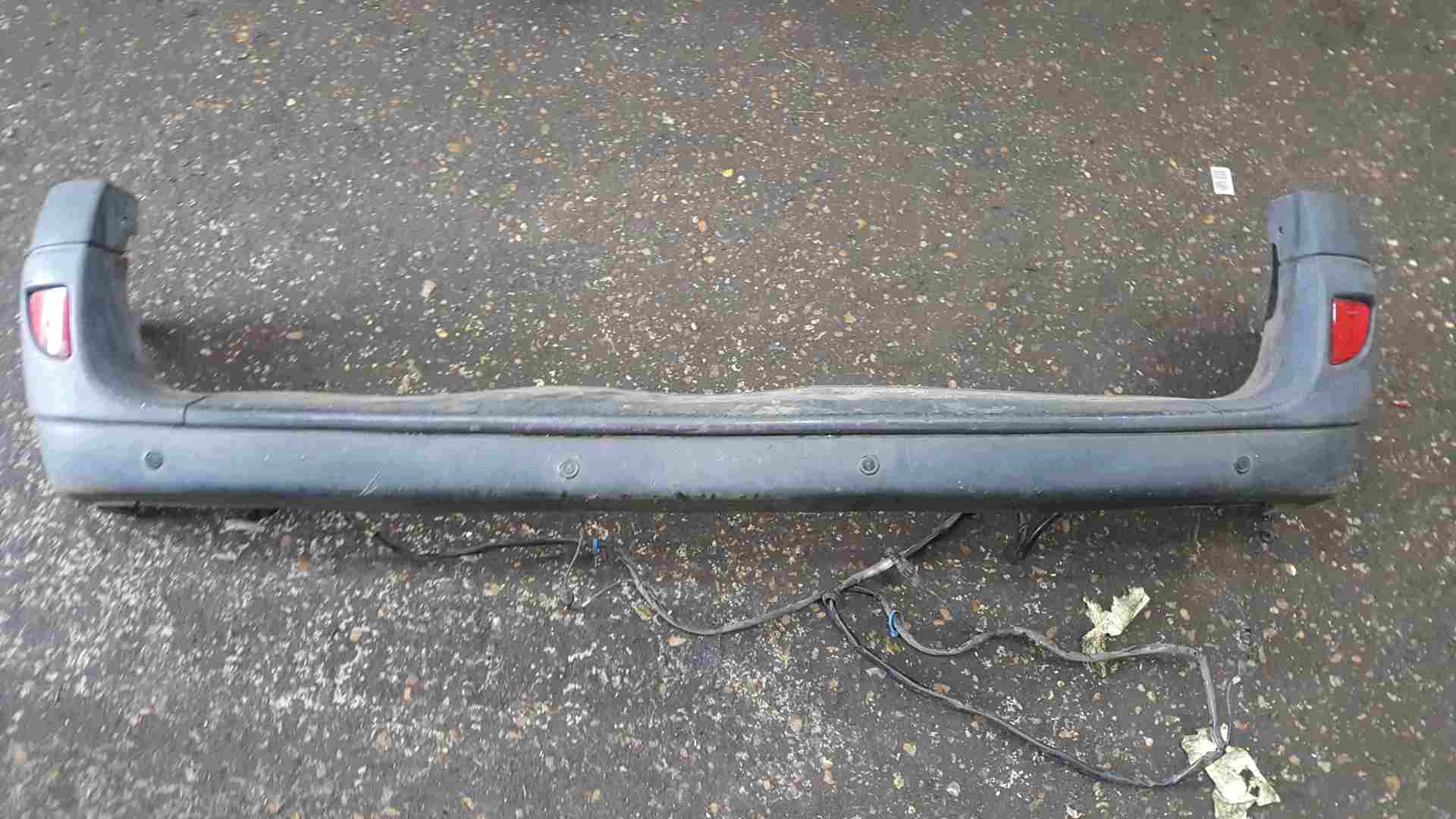 Thumb 3 Renault Kangoo Van 2003-2007 Rear Bumper Plain Black + Reversing Sensors