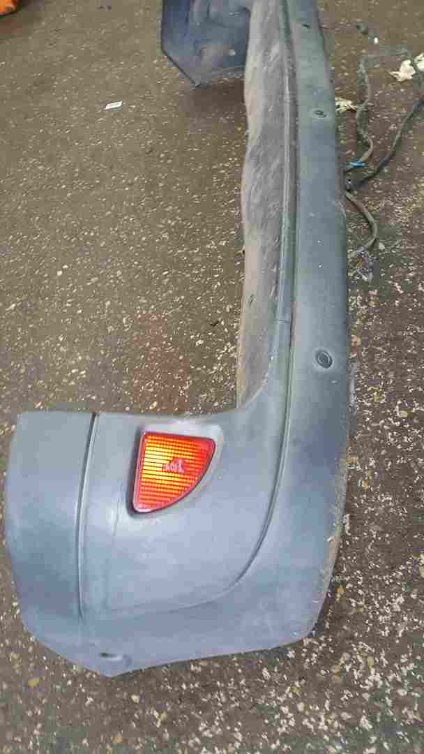 Thumb 4 Renault Kangoo Van 2003-2007 Rear Bumper Plain Black + Reversing Sensors