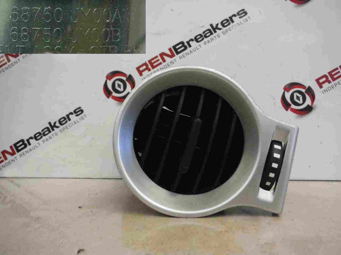 Renault Koleos 2008-2010 Centre Drivers OSF Front Dashboard Air Vent