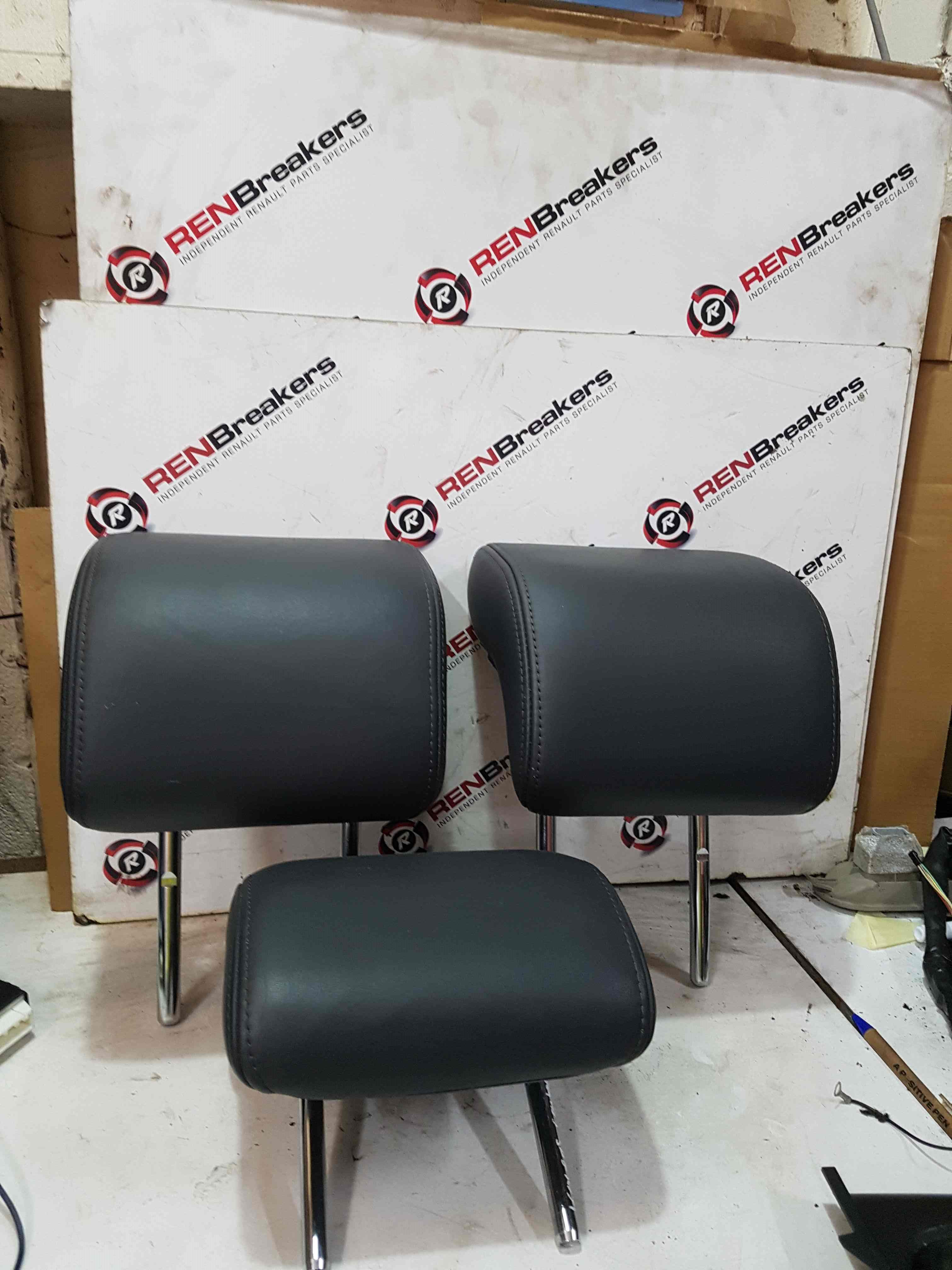 Renault Koleos 2008-2010 Rear Seats Chair Headrest Headrests Side Middle Leather