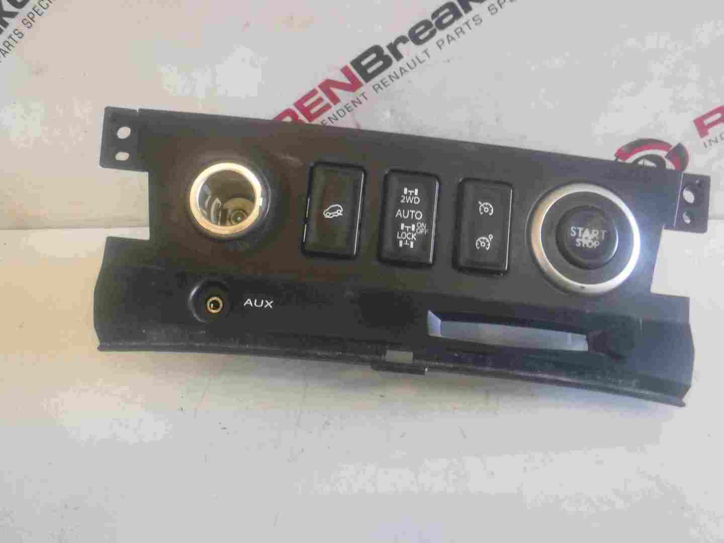 Renault Koleos 2008-2015 Centre Buttons Start Stop Cruise Diff Control AUX