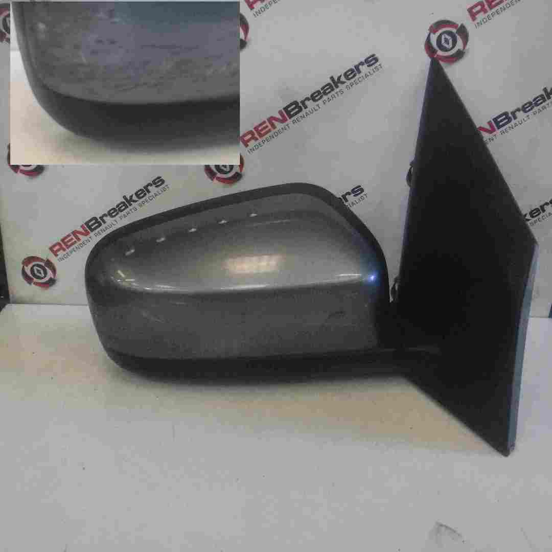 Renault Koleos 2008-2015 Drivers OS Wing Mirror Grey TEKXB