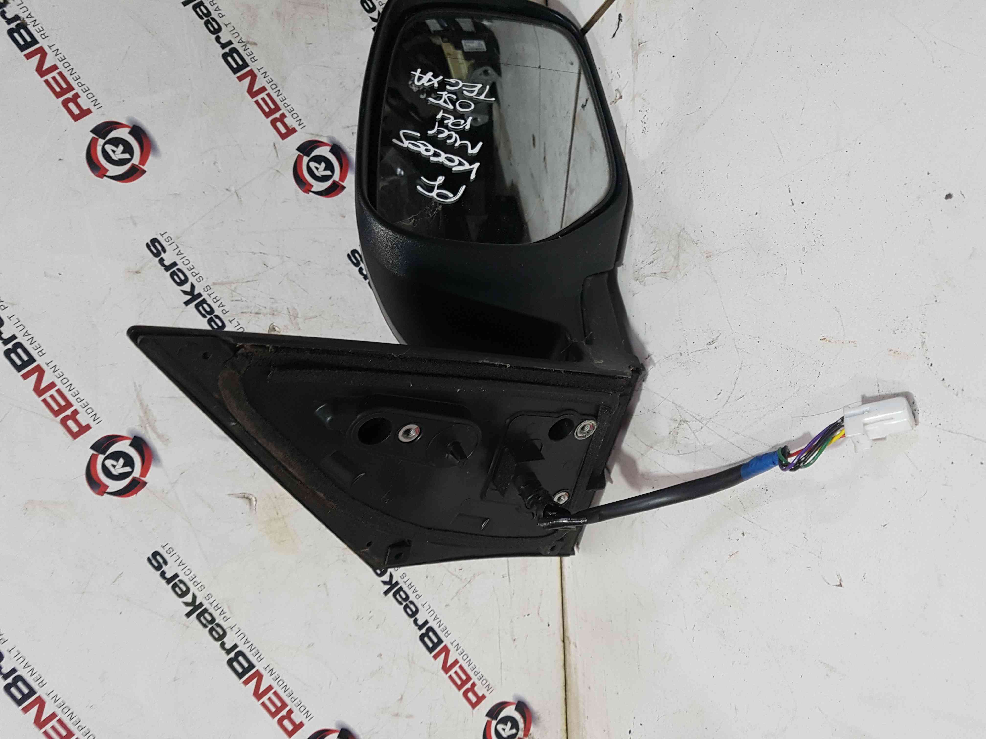 Thumb 4 Renault Koleos 2008-2015 Drivers OSF Wing Mirror Black Tegxa