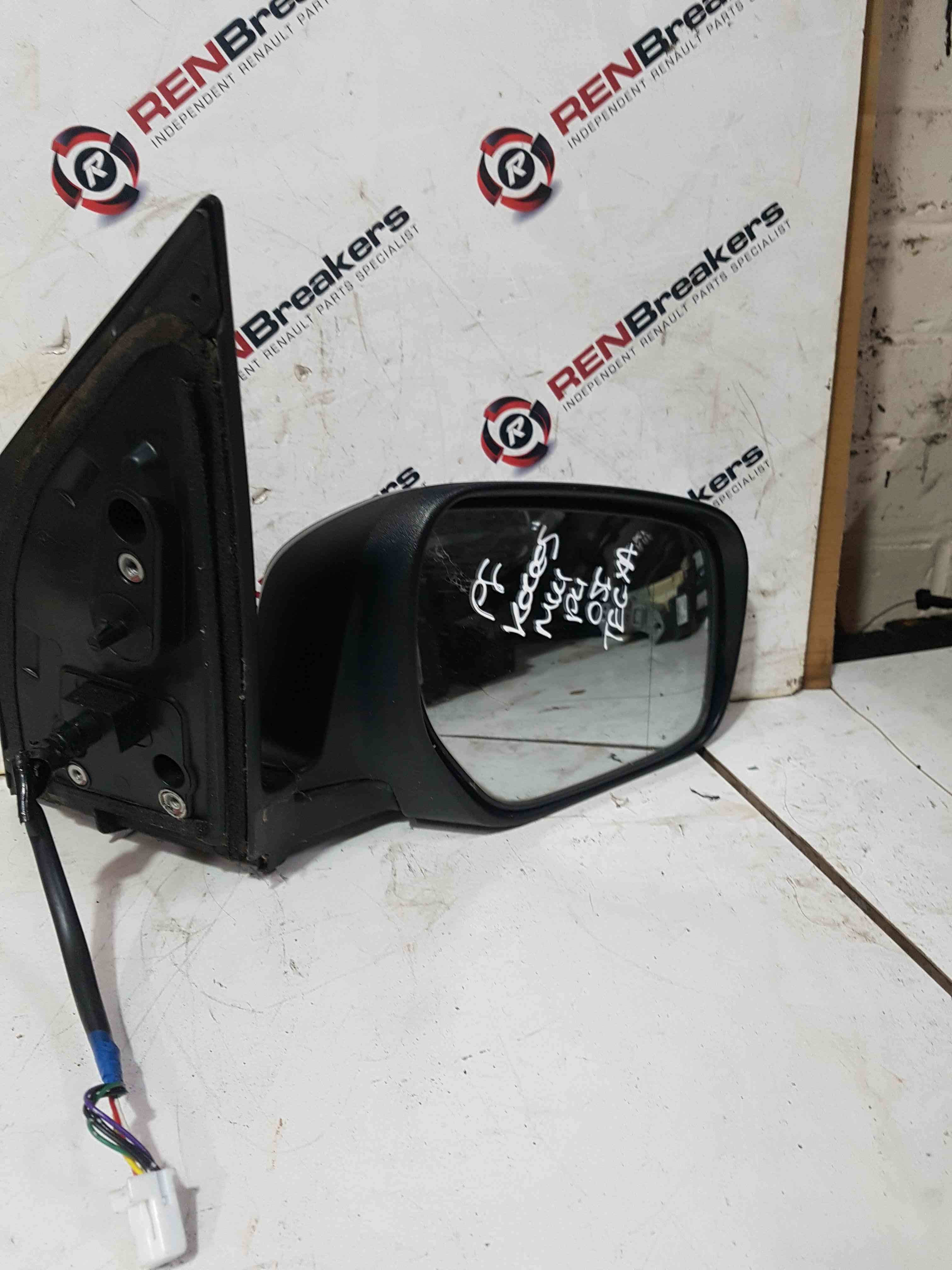 Thumb 5 Renault Koleos 2008-2015 Drivers OSF Wing Mirror Black Tegxa
